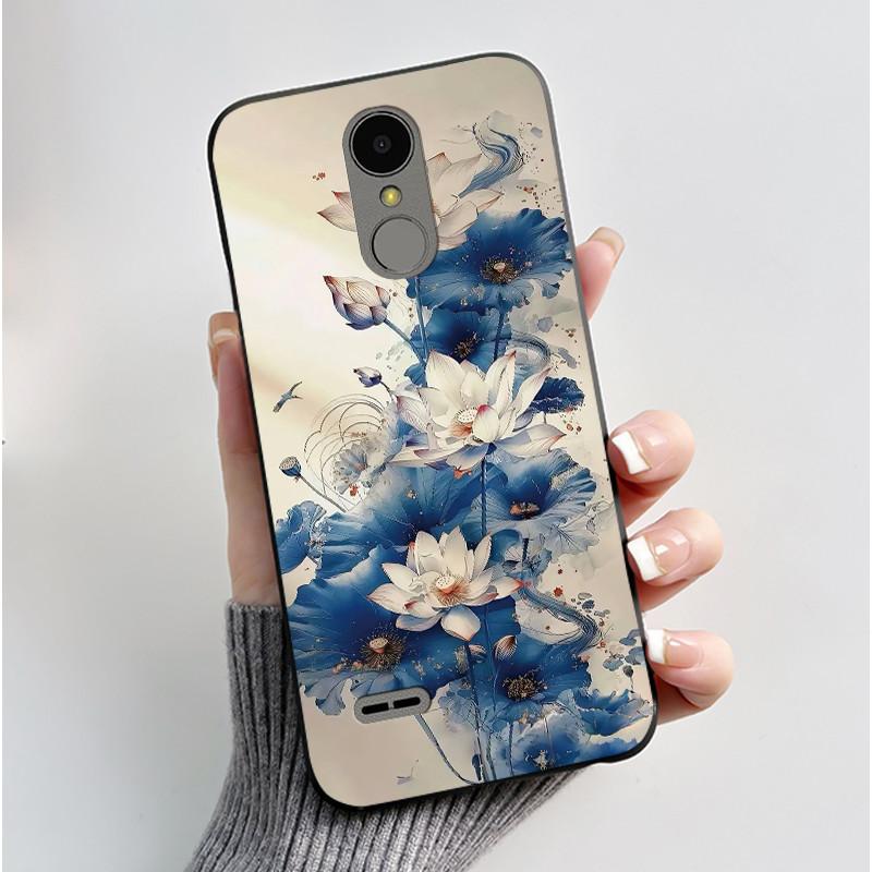 Чехол для LG K4 2017 X230/LG K8 2017 X300 Тонкий Чехол Эстетичный Роскошный Милый Крутой Мальчики Девочки Черный Матовый Мягкий Силикон Задняя Крышка