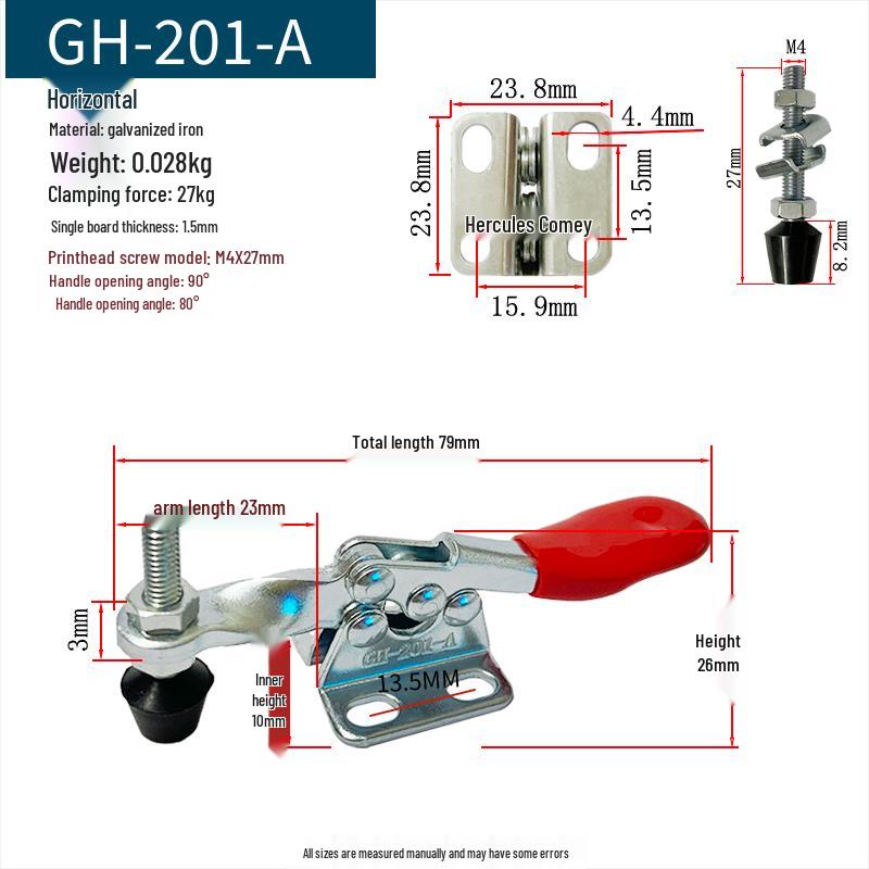 Quick-Release Horizontal Welding Pliers Clamp 301/201/101