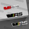 cycr3 3D Metal Car Styling VRS Emblem Decals Car Steering Wheel Badge Stickers For Skoda Kodiaq Fabia Enyaq Octavia Combi Kamiq Rapid