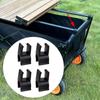 4x Camping Wagon Card Buckle Utility Grocery Portable Replacement Strong Push Pull