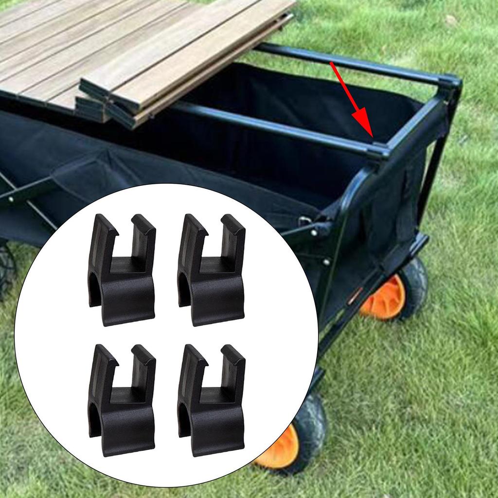 4x Camping Wagon Card Buckle Utility Grocery Portable Replacement Strong Push Pull