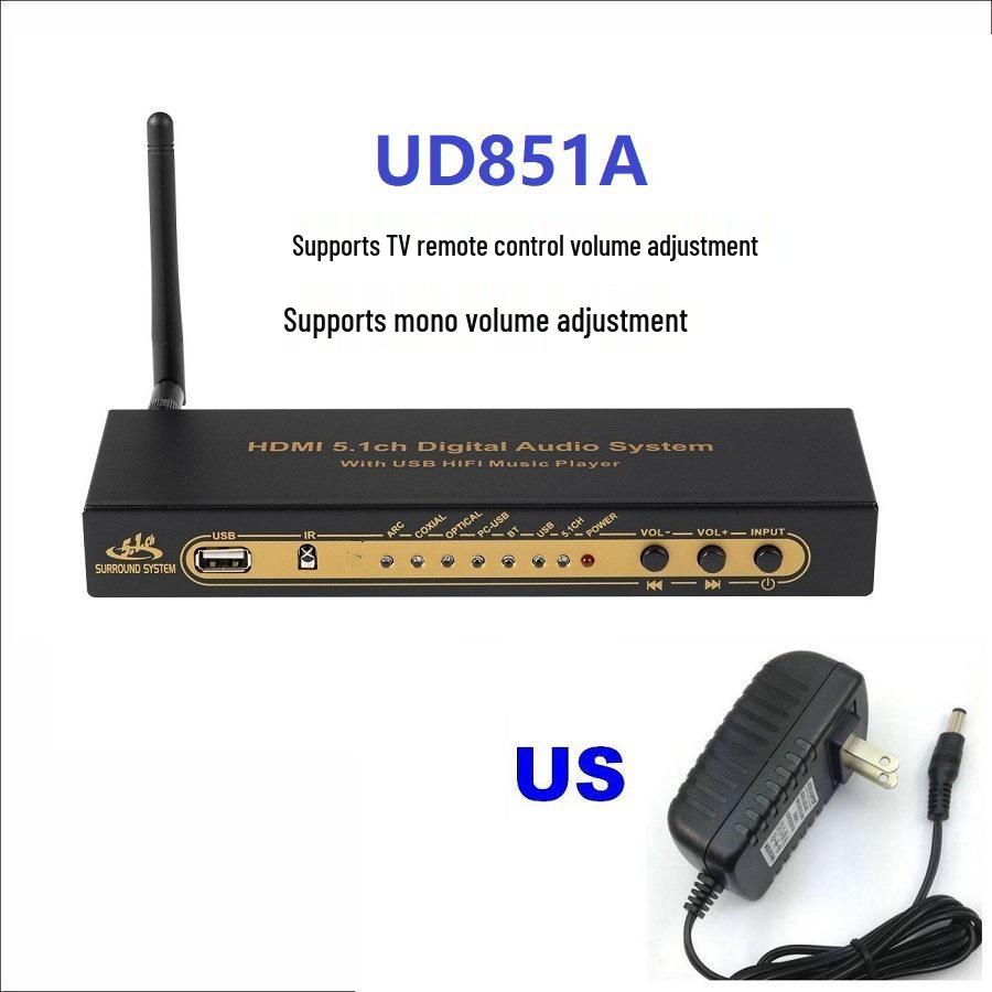 Декодер ЦАП 5.1-канального звука DTS Dolby AC3 с Bluetooth, HDMI, USB-подключением