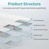 10 pieces 3D foam wall stickers for creative home decoration and stylish interior design.