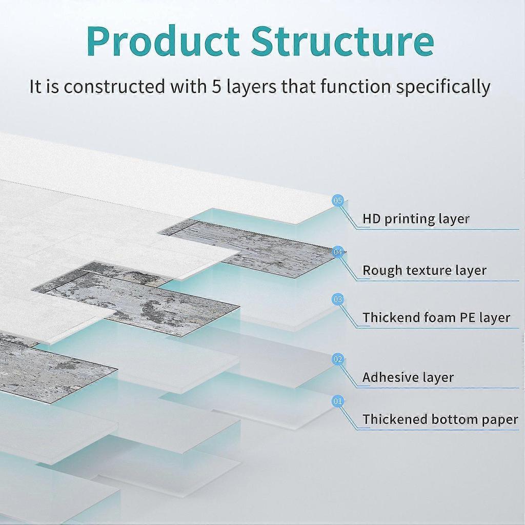 10 pieces 3D foam wall stickers for creative home decoration and stylish interior design.