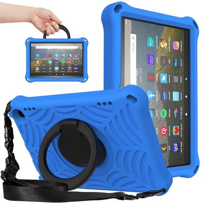 Для Amazon Fire HD 8 Plus 10-го 12-го поколения 8,0 дюймов 2020 2022 чехол EVA для детей безопасный наплечный ремень противоударный чехол-подставка для планшета
