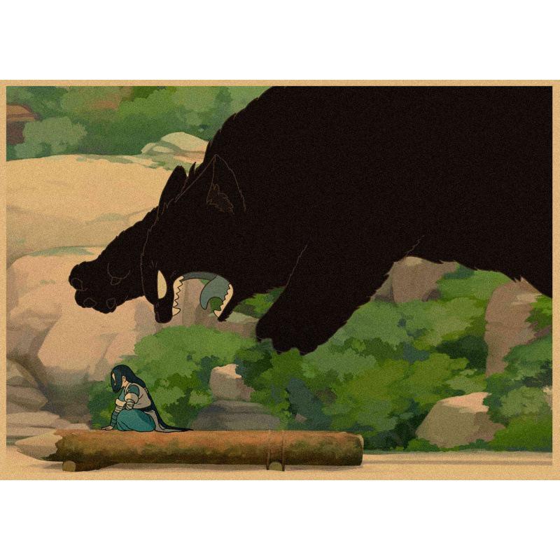 Luo Xiaohei Anime Retro Poster - Decorative Wall Art for Cafe, Bar, or Restaurant