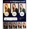 66 LED Portable Selfie Light iPhone Light with 3 Lighting Mode 5 Brightn Clip On Light for Phone Camera Laptop Rechargeable Vid