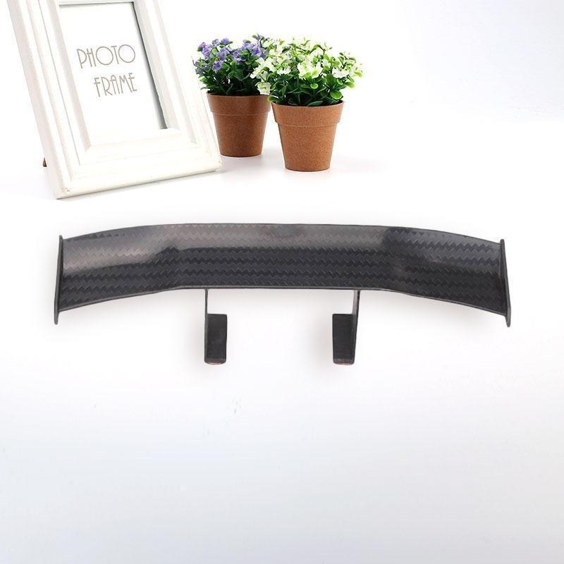 Mini GT Carbon Fiber Car Rear Spoiler Wing No Drilling Required Tail Decoration Auto Exterior Accessories Car Styling