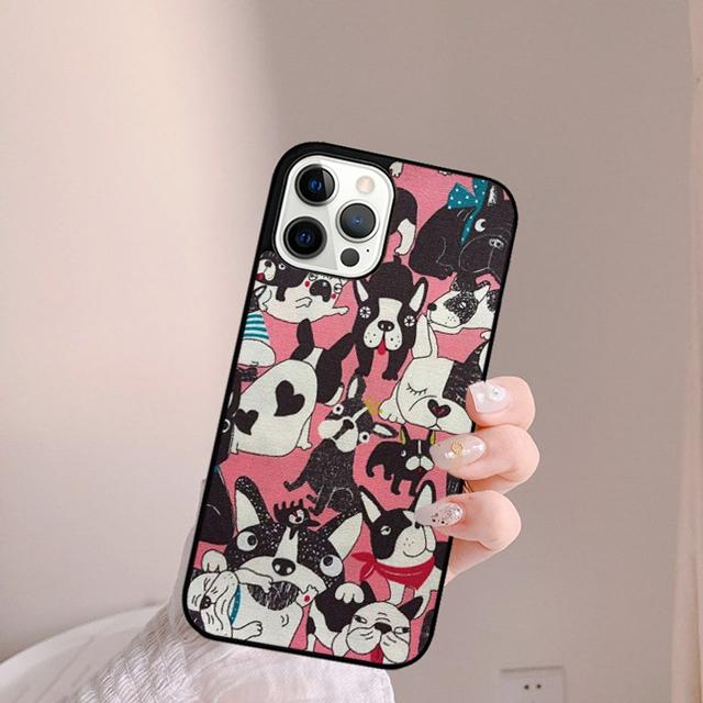 Чехол для телефона с французским бульдогом в маске Для iPhone 17 Air 16 15 14 Plus apple 16 11 12 13 Pro Max coque