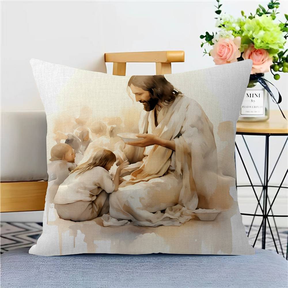 Jesus I Saw That pillow cover sofa cushion cover home room decoration children gift