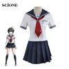 Danganronpa Cosplay Costumes Naegi Komaru Uniform Women's Skirt / Top / Tie / Socks Anime Costume JK School Uniform