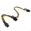 6-контактный на 2x (6+/) Кабель-разветвитель питания PCI