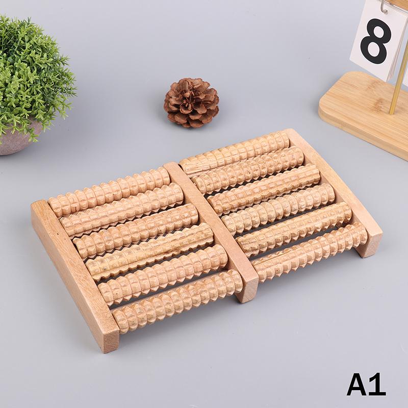 Foot Roller Massager Wood Foot Massage Multi-Point Foot Therapy Rubbing Massage Promote The Circulation Of Blood Foot Care Tool