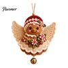 Crochet Supplies for Ornaments Christmas Angel DIY Kit, Make Hanging Ornament, Festive Handmade Tree Decorations Craft Kit Adults Teens, Holiday