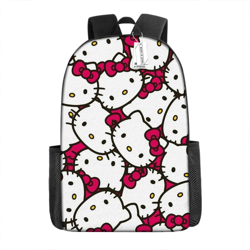 Мультяшный рюкзак Hello Kitty Школьная сумка Ello Kitty Рюкзак с цифровой печатью