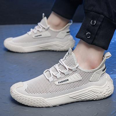 Дышащая мужская обувь Модные сетчатые туфли, беговые кроссовки Fly Weave Кроссовки Cave Мужская повседневная обувь