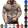 Men's Leisure Long Sleeves Zipper Hooded Hood Hoodie Coat Hooded Hood