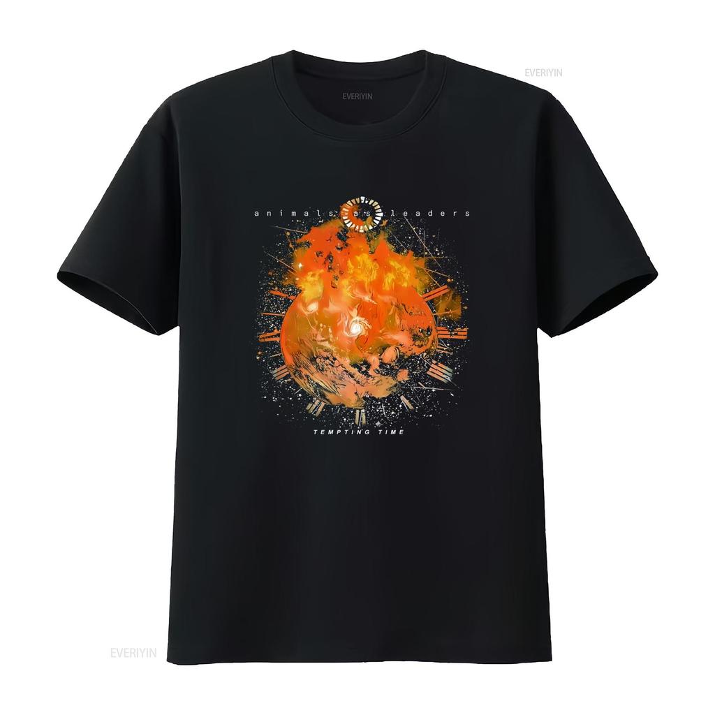 Animals As Leaders Tour T Shirt Unisexs Small Black Concert Pickup Tempting Time Design Vintage Versatile Designer Clothes