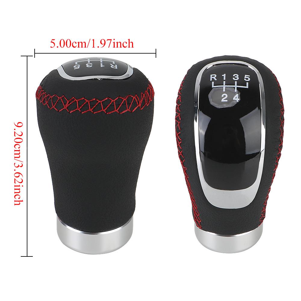 Ручка переключения передач, рычаг переключения передач 5/6 скоростей, механическая коробка передач, автомобильная искусственная кожа с ручкой переключения передач