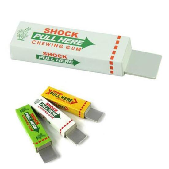 Funny Electric Shocking Shock Chewing Gum Mud April Fool's Tricks Joke Gadget