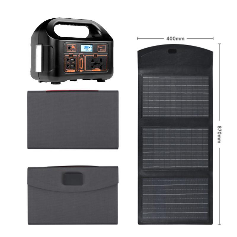 150W Solar Camping Energy Storage Power Supply Outdoor Portable Inverter Household Emergency Mobile Charging Equipment