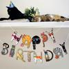 Pet Cat Birthday Party Decorations Cat Theme Party Banner Decorations Birthday Banner Cat Happy Birthday Banner Outdoor Gadgets