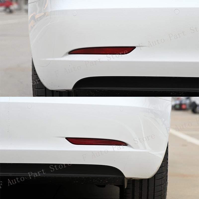 For Tesla Model 3 Model3 2017 2018 2019-2022 Car Rear Bumper Brake Light Tail Stop Turn Signal Reflector Warning Fog Lamp Shell