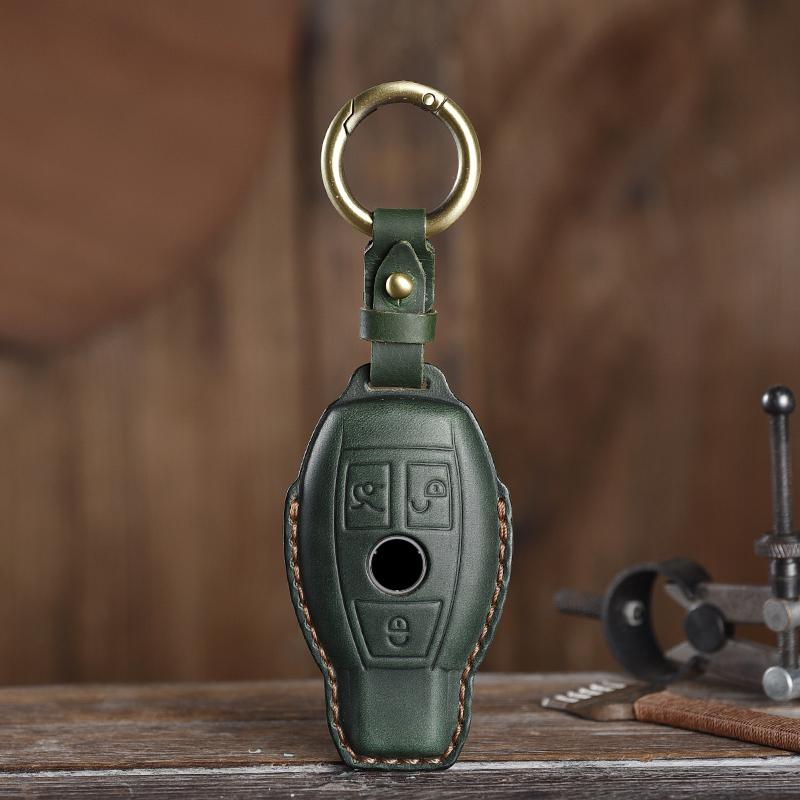 Подходит для Mercedes Benz E-Class E200L/E300L/C260L/C180/A200 Кожаный Чехол-Протектор для Ключей