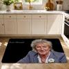 Rod S-Stewart Floor Mat Flannel Rug Non Slip Absorbent Soft Washable For Entryway Hallway Bathroom Kitchen Decor