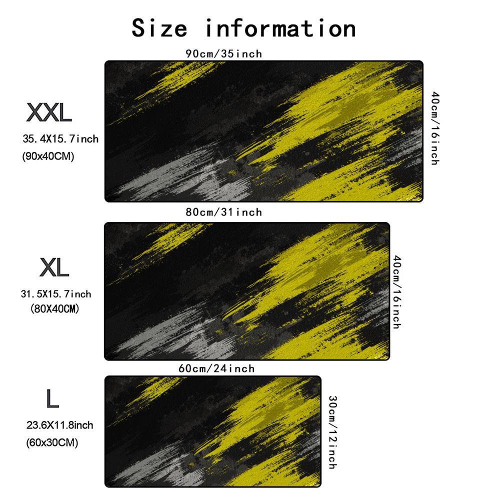 Colorful Graffiti Mouse Pad Computer Accessories Office Game Table Mats Rubber Antislip Gaming Keyboard Mousepads XXL Desk Pads