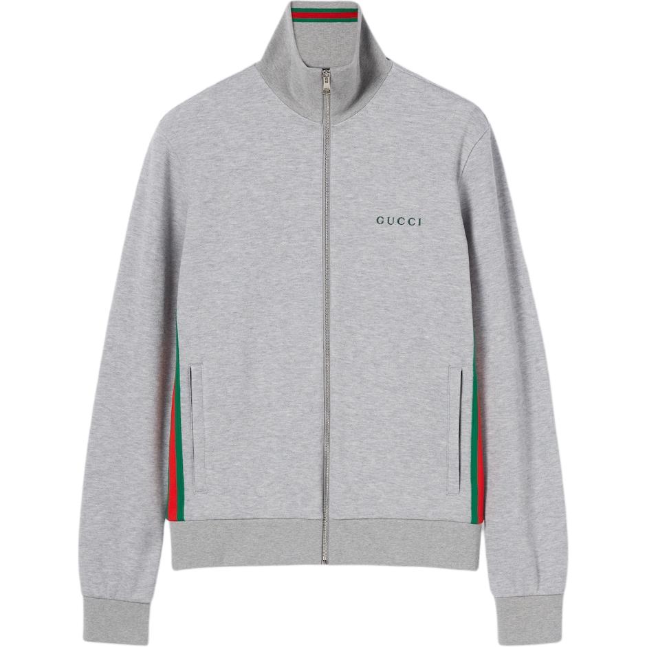 GUCCI Logo Embroidered Zip Up Jacket 828331-XJHCX-1183