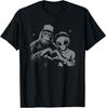 Bigfoot and Alien Sasquatch Love Hand Sign T-Shirt