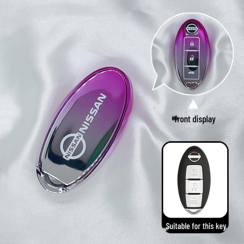 Nissan Key Covers: Compatible with X-Trail, Teana, Tiida, Terra, Murano, Sylphy, Qashqai, and Other Models.
