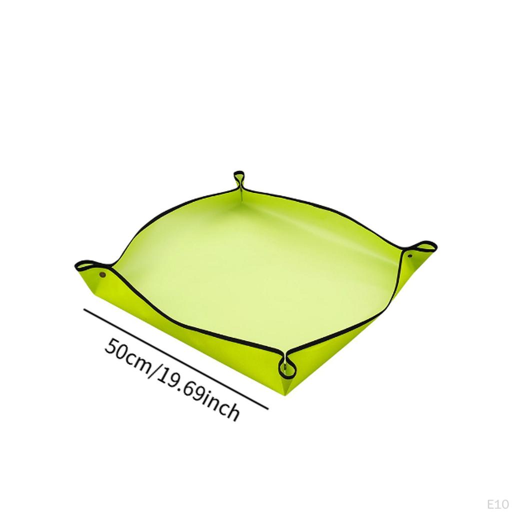 Mat for Repotting, Foldable Design with Mess Control Features