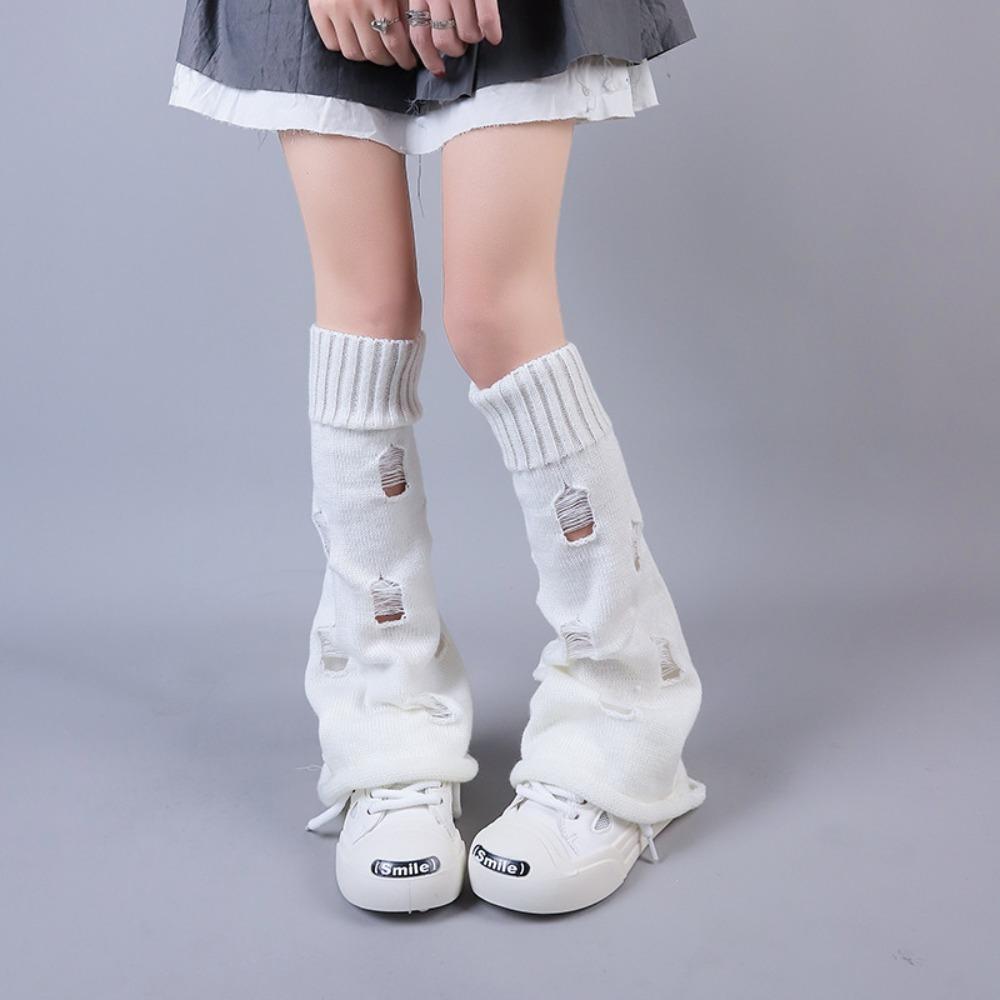 Fashion Leg Socks Knitted Thermal Leggings Boot Cover Leg Cover  Spring Autumn Winter