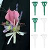 Triangle Shape Safety Brooch Pins Transparent Plastic Plastic Brooch Base  Party Supplies