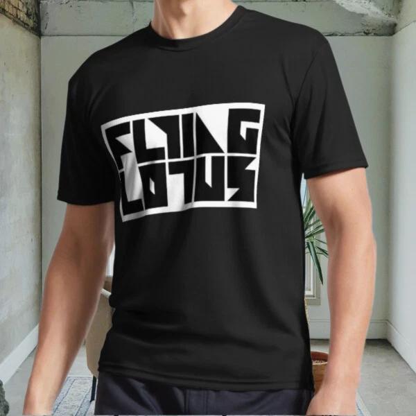 New Flying Lotus Active Logo Men's Black T shirt Funny Size S to 5XL