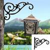 Iron Decorative Hook Black Planter Bracket New Iron Hook  Outdoors