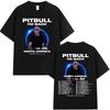 Рэпер Pitbull Im Back Tour 2026 Мерч Футболки Северная Америка Концертная Футболка Подарки для Фанатов Унисекс Женская Мода Винтажные Футболки Топы