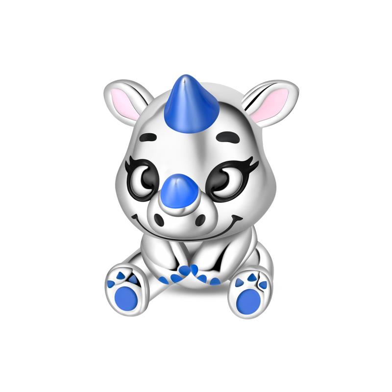 Медного цвета маленькая коала, слон, бусины-шармы в виде монстров подходят для оригинальных браслетов 3 мм, DIY подарок на день рождения, ювелирные украшения