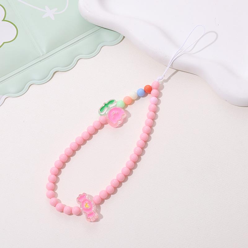 Красочный мультяшный чехол для телефона с ремешком и электропокрытием в квадратную клетку