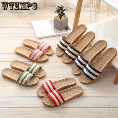 Женские домашние впитывающие пот бесшумные домашние домашние тапочки, деревянные напольные тапочки на толстой подошве и мягкой подошве