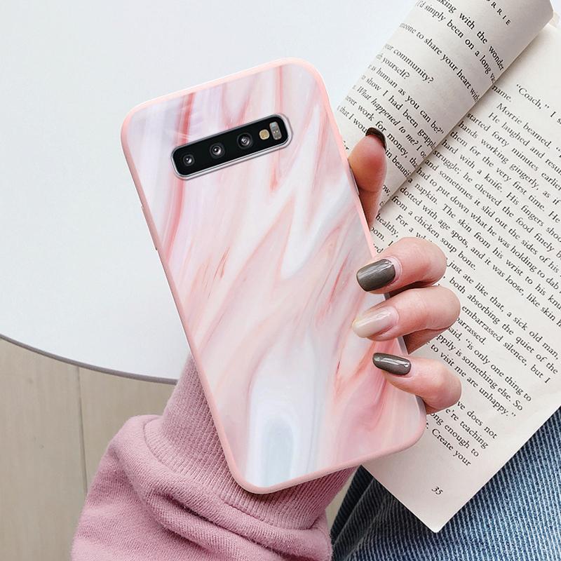 Цветной Роскошный Мраморный Чехол Для Samsung Galaxy S10 S 10 Plus S10E Fundas Мягкий ТПУ Защита Задняя Крышка Для Samsung S10 Ударопрочный