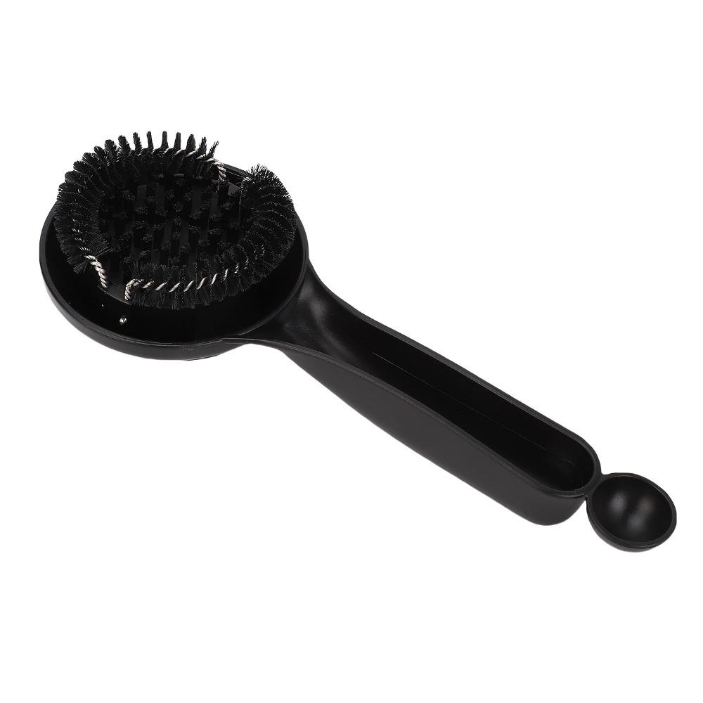 Nylon Bristle Coffee Machine Cleaning Brush Long Handle Nylon Bristle Brush For Grouphead Washing