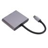 3-в-1 USB-C концентратор, подходит для AR-очков XREAL One, многопортовый адаптер, док-станция, поддержка быстрой зарядки PD 100 Вт, 4K 60 Гц