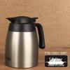 Thermos 1 л изолированный настольный горшок из нержавеющей стали