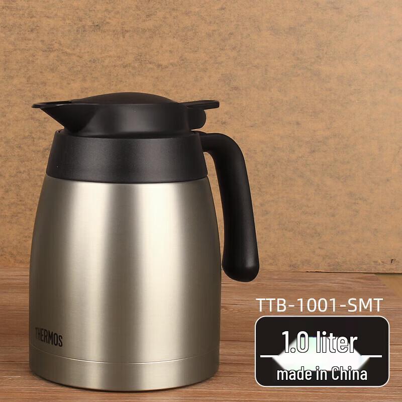 Thermos 1 л изолированный настольный горшок из нержавеющей стали