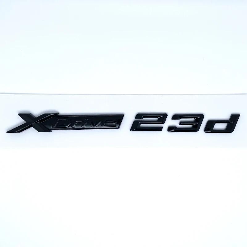 3D ABS XDrive Emblem Car Fender Rear Trunk Sticker X Drive 20d 20i 23d 23i 25d 25i 28d 28i For BMW X1 X2 X3 X5 X6 X7 uw2