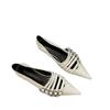 2024 New 2024 Spring Women Mary Jane Shoes 2024 Thin Band Shallow Pointed Toe Ladies Elegant Low Heel Shoes Woman Slip On Pumps