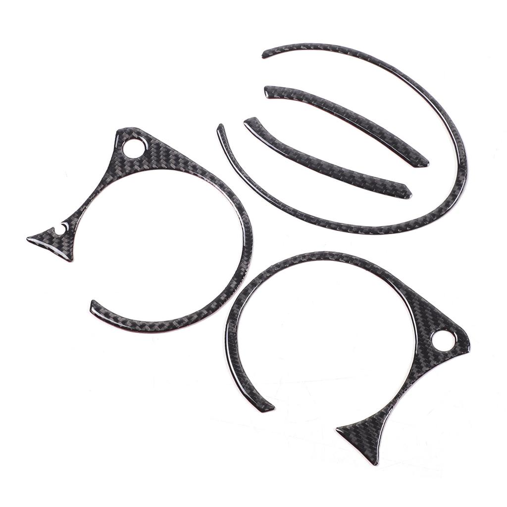 Carbon Fiber Dash trument Panel Bezel Cover Trim For Nissan 370Z 2009-
